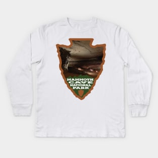 Mammoth Cave National Park arrowhead Kids Long Sleeve T-Shirt